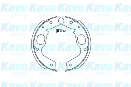 Комлект тормозных накладок (KAVO PARTS: BS-6423)