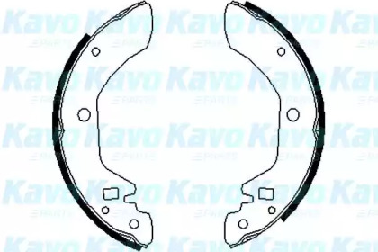 Комлект тормозных накладок (KAVO PARTS: BS-7400)