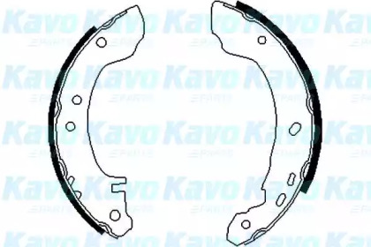 Комлект тормозных накладок (KAVO PARTS: BS-7411)