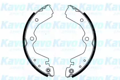 Комлект тормозных накладок (KAVO PARTS: BS-7430)