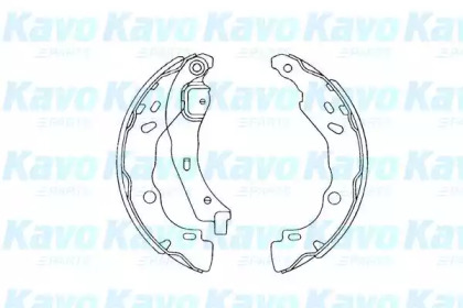 Комлект тормозных накладок (KAVO PARTS: BS-7435)