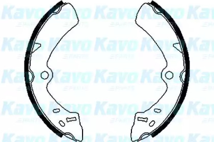 Комлект тормозных накладок (KAVO PARTS: BS-8902)