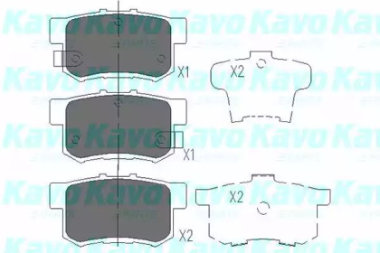 Комплект тормозных колодок (KAVO PARTS: KBP-2009)