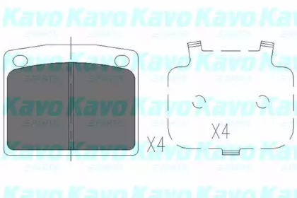 Комплект тормозных колодок (KAVO PARTS: KBP-2038)