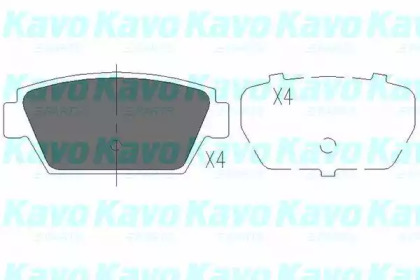 Комплект тормозных колодок (KAVO PARTS: KBP-3010)