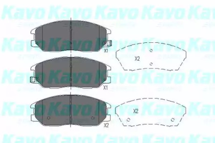 Комплект тормозных колодок (KAVO PARTS: KBP-3021)