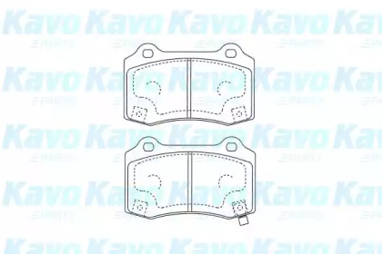 Комплект тормозных колодок (KAVO PARTS: KBP-3046)