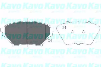 Комплект тормозных колодок (KAVO PARTS: KBP-4549)