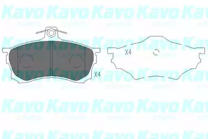 Комплект тормозных колодок (KAVO PARTS: KBP-5506)