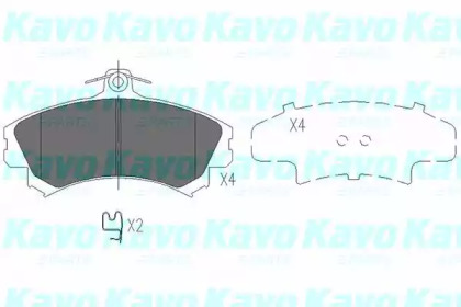 Комплект тормозных колодок (KAVO PARTS: KBP-5507)