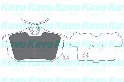 Комплект тормозных колодок (KAVO PARTS: KBP-5513)