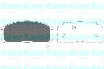 Комплект тормозных колодок (KAVO PARTS: KBP-5524)