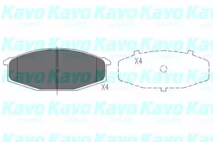 Комплект тормозных колодок (KAVO PARTS: KBP-6520)