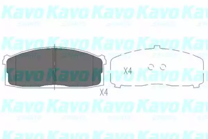 Комплект тормозных колодок (KAVO PARTS: KBP-6521)