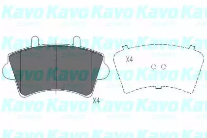 Комплект тормозных колодок (KAVO PARTS: KBP-6563)