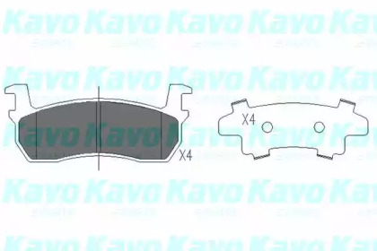 Комплект тормозных колодок (KAVO PARTS: KBP-6594)