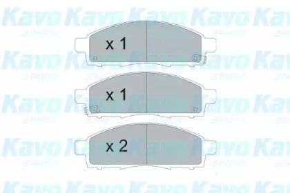 Комплект тормозных колодок (KAVO PARTS: KBP-6599)