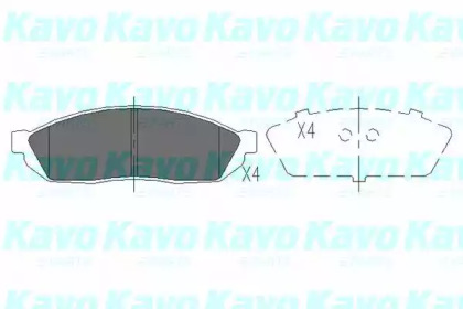 Комплект тормозных колодок (KAVO PARTS: KBP-8501)