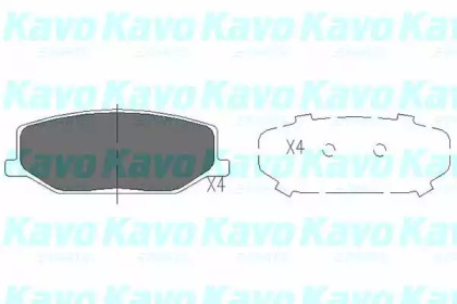 Комплект тормозных колодок (KAVO PARTS: KBP-8502)