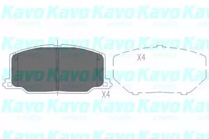 Комплект тормозных колодок (KAVO PARTS: KBP-9036)