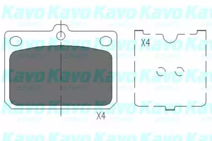 Комплект тормозных колодок (KAVO PARTS: KBP-9079)