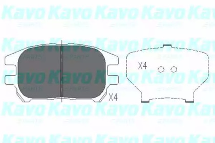 Комплект тормозных колодок (KAVO PARTS: KBP-9092)