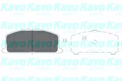 Комплект тормозных колодок (KAVO PARTS: KBP-9109)