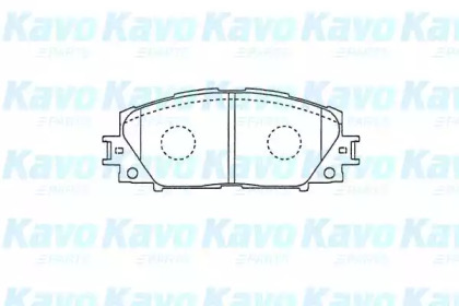 Комплект тормозных колодок (KAVO PARTS: KBP-9140)