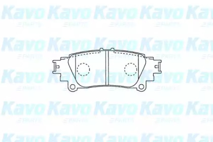 Комплект тормозных колодок (KAVO PARTS: KBP-9141)