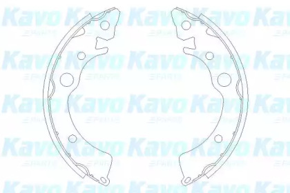 Комлект тормозных накладок (KAVO PARTS: KBS-2902)