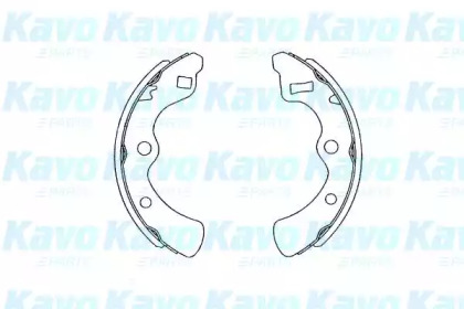 Комлект тормозных накладок (KAVO PARTS: KBS-2904)