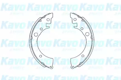 Комлект тормозных накладок (KAVO PARTS: KBS-2905)