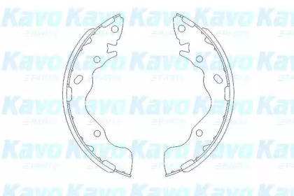 Комлект тормозных накладок (KAVO PARTS: KBS-3402)