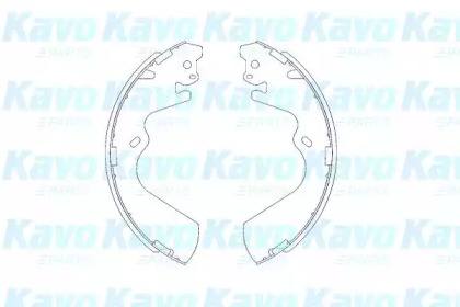 Комлект тормозных накладок (KAVO PARTS: KBS-3403)