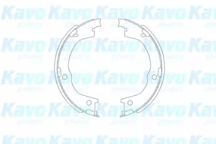 Комлект тормозных накладок (KAVO PARTS: KBS-3404)