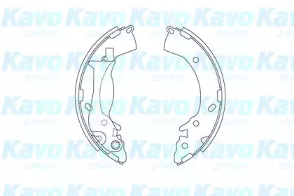 Комлект тормозных накладок (KAVO PARTS: KBS-3419)