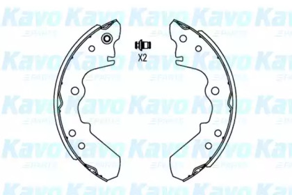 Комлект тормозных накладок (KAVO PARTS: KBS-3902)