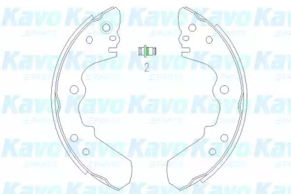 Комлект тормозных накладок (KAVO PARTS: KBS-3904)