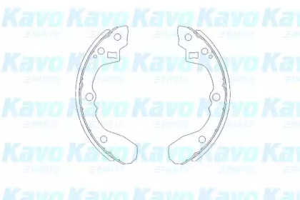 Комлект тормозных накладок (KAVO PARTS: KBS-4403)