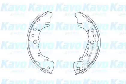 Комлект тормозных накладок (KAVO PARTS: KBS-4412)