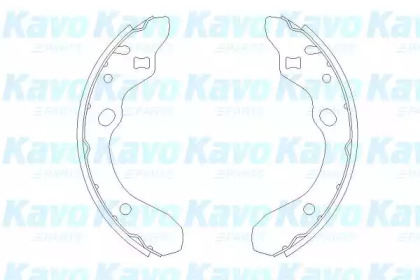 Комлект тормозных накладок (KAVO PARTS: KBS-5405)