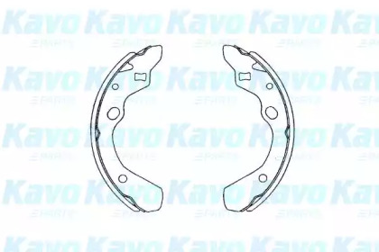 Комлект тормозных накладок (KAVO PARTS: KBS-5411)