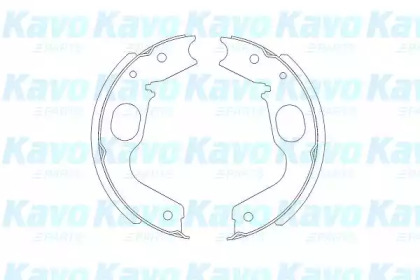 Комлект тормозных накладок (KAVO PARTS: KBS-6402)