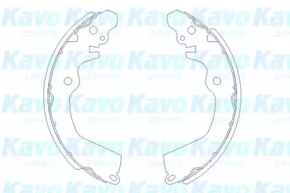 Комлект тормозных накладок (KAVO PARTS: KBS-6410)