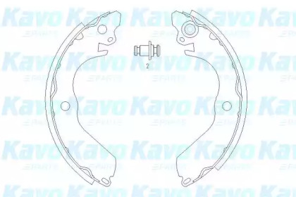 Комлект тормозных накладок (KAVO PARTS: KBS-6411)