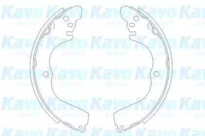 Комлект тормозных накладок (KAVO PARTS: KBS-6412)