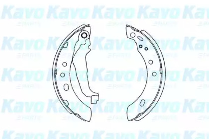 Комлект тормозных накладок (KAVO PARTS: KBS-7401)