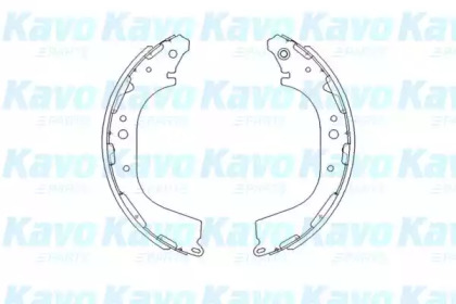 Комлект тормозных накладок (KAVO PARTS: KBS-7411)