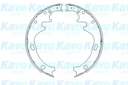 Комлект тормозных накладок (KAVO PARTS: KBS-7412)