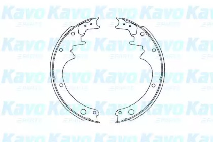 Комлект тормозных накладок (KAVO PARTS: KBS-7426)